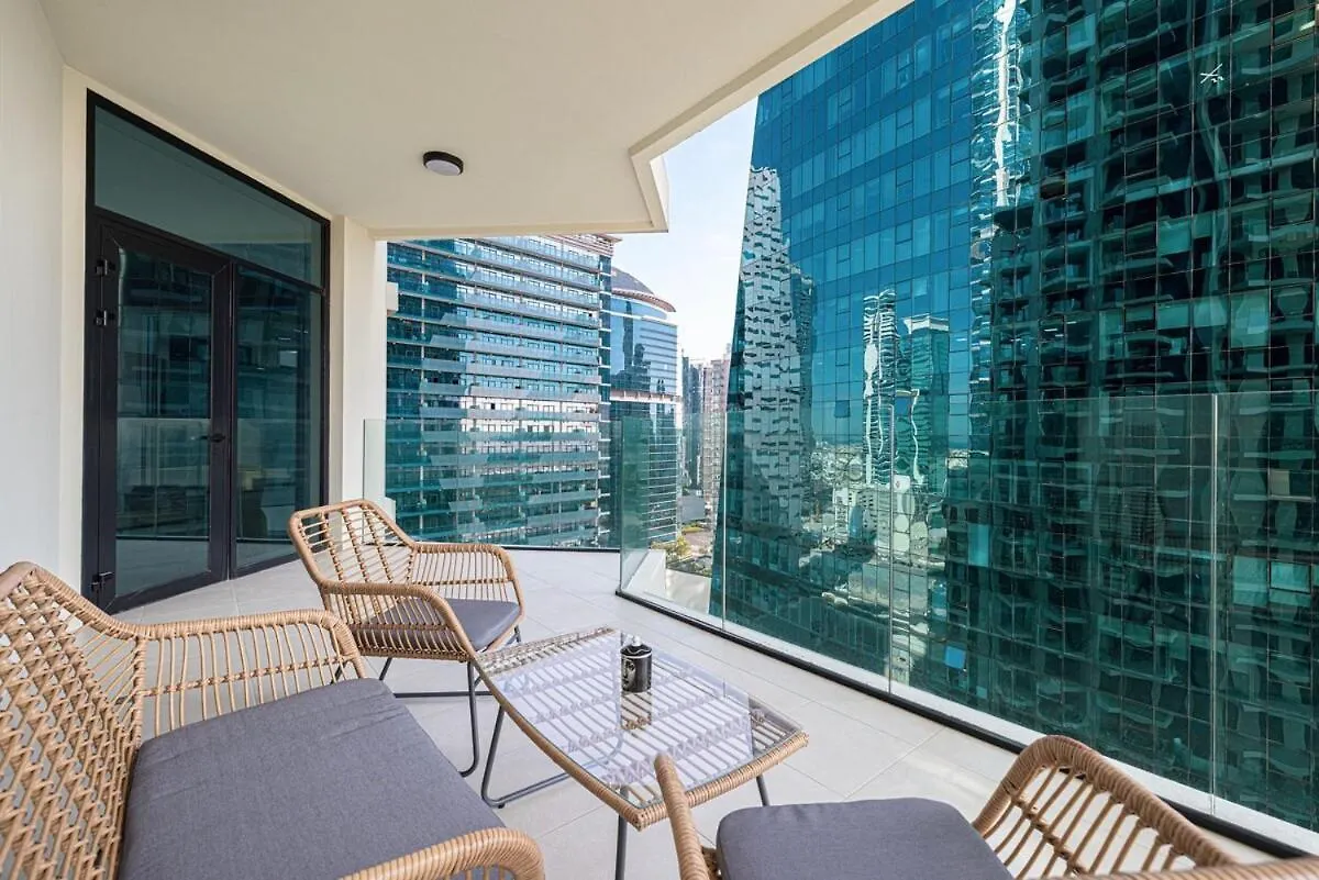Urban Oasis - 2Br 6Pax - Infinity Pool & Near Metro Apartment Dubai